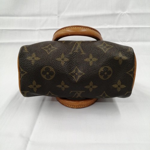 LOUIS VUITTON Mini Speedy handbag Leather Brown PCV Vintage #4 - Picture 3 of 10