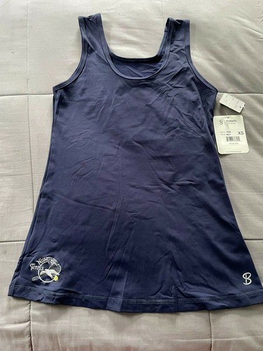 Sofibella Women's Athletic Tank, Style 7009, Navy, NWT, XS, Country Club Logo - 第 1/4 張圖片