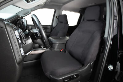 Seat Saver SS2503PCCH Polycotton SeatSaver Front Row Seat Covers Charcoal