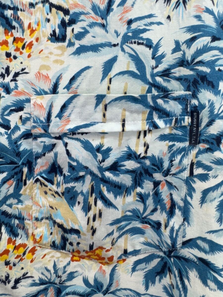 Vintage Stussy Hawaiian Shirt Aloha Made In USA Large Rayon Vintage Stussy Hawaiian Shirt Aloha Made In USA Large Rayon