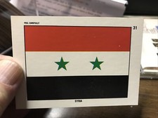 1991 Topps Desert Storm STICKER #31 SYRIA