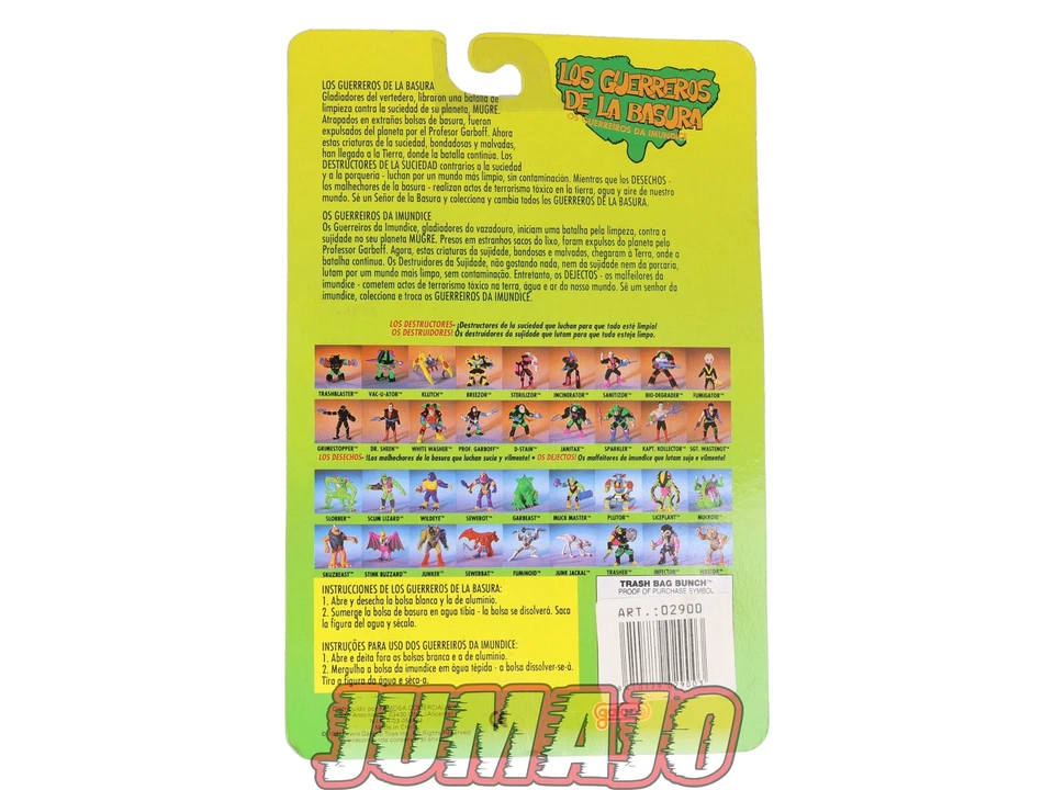 BLI63 Figurine PVC GALOOB 1991 Trash Bag Bunch RANDOM 12cm - Imagen 2 de 2