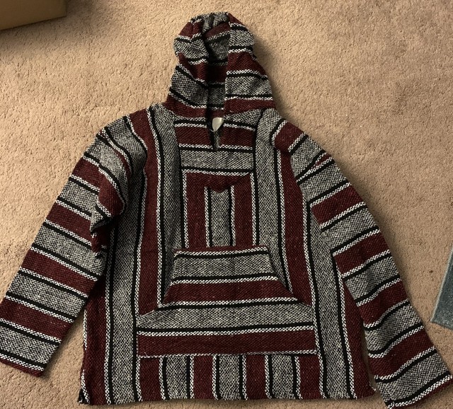El Paso Designs Mexican Baja Pullover Hoodie Unisex Medium eBay