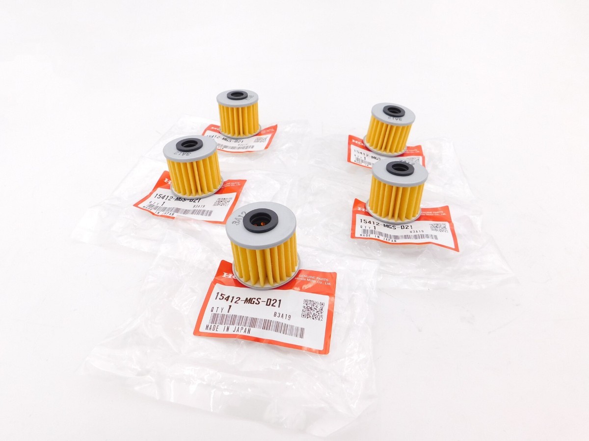 CNPOrangeBud 0.5ml最高品質 CRDP CRDH2 HONDA OIL FILTER 5 PACK 15412-MGS-D21 OEM NEW GENUINE | eBay