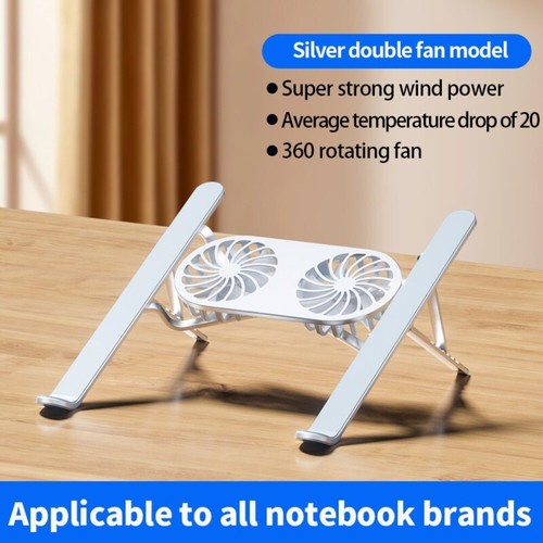 Aluminium Alloy Laptop Stand Adjustable Laptop Riser Notebook Computer - Photo 13/18