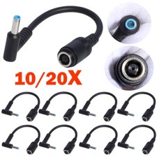 10/20PC DC Power Charger Converter Adapter Cable 7.4mm To 4.5mm For HP Blue Tips