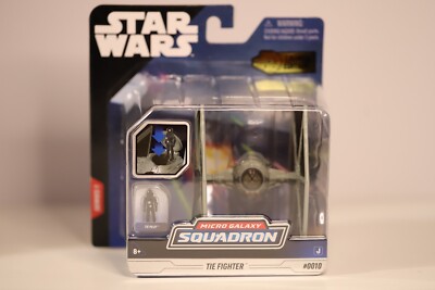 Star Wars - (Micro Galaxy Squadron) - TIE FIGHTER with PILOT. #0010 Launch Add.