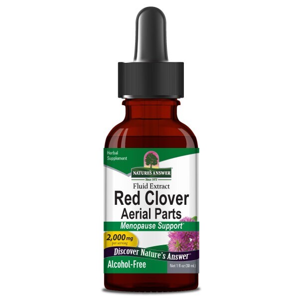 Nature's Answer Red Clover Aerial Parts 2,000mg 30ml - Menopause Support