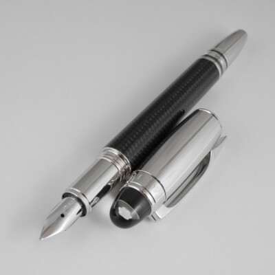 Montblanc Starwalker Carbon Fibre and Platinum Plated Fountain Pen