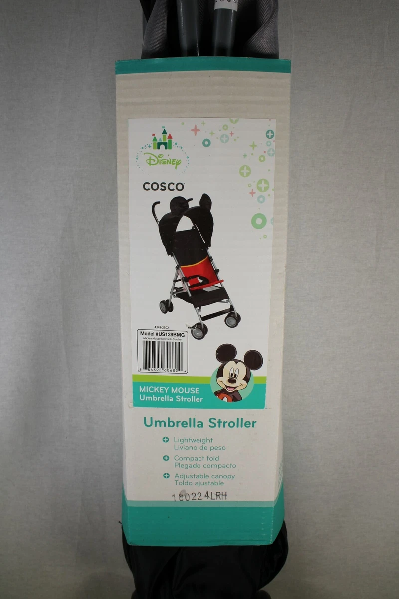 NEW Disney Baby Mickey Mouse Umbrella Comfort Height Stroller with