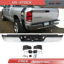 Complete Chrome Rear Step Bumper Assembly For 2004-2008 Dodge RAM 1500 2500 3500