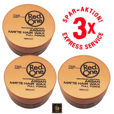 3x Redone Argan Aqua Hair Matt Styling Gel Mit Voller Kraft