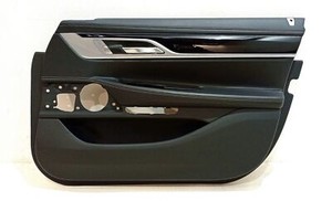 BMW OEM Door panel leather Nappa black front right 7448518 G11 G12 G612421