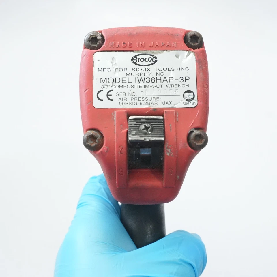 Sioux Tools 3/8 Inch Drive Pneumatic Air Impact Wrench Model IW38HAP-3P - Изображение 2 из 4