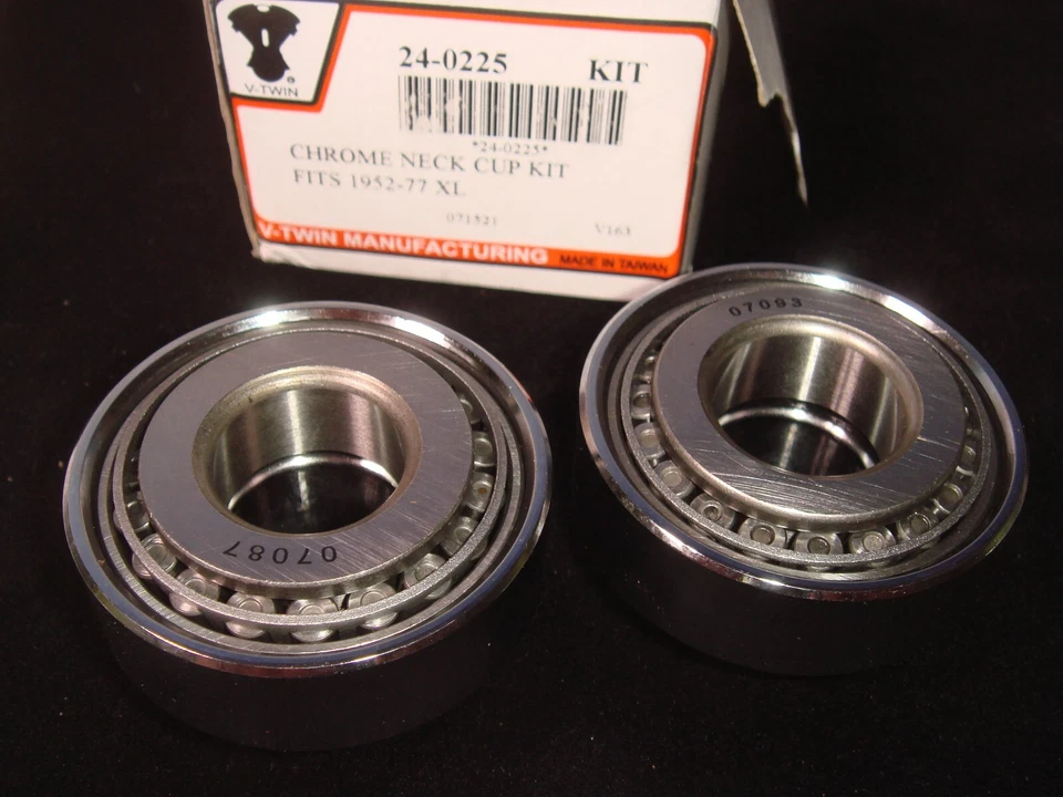 Комплект для переделки чашки грифа вилки Harley XL 1952-77 Sportster 7/8 дюйма V-Twin 24-0225 H1 - Изображение 2 из 4