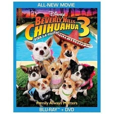 Beverly Hills Chihuahua 3: Viva La Fiesta (Blu-ray + DVD, 2012)