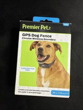 Premier Pet GPS Dog Fence Circular Wireless Boundary Collar, Pet Boundary  0246