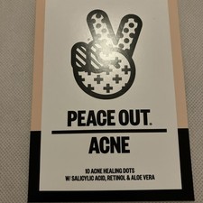 Peace Out 10 COUNT Acne Healing Dots with Salicylic Acid EXP 12/19/2028 SEALED