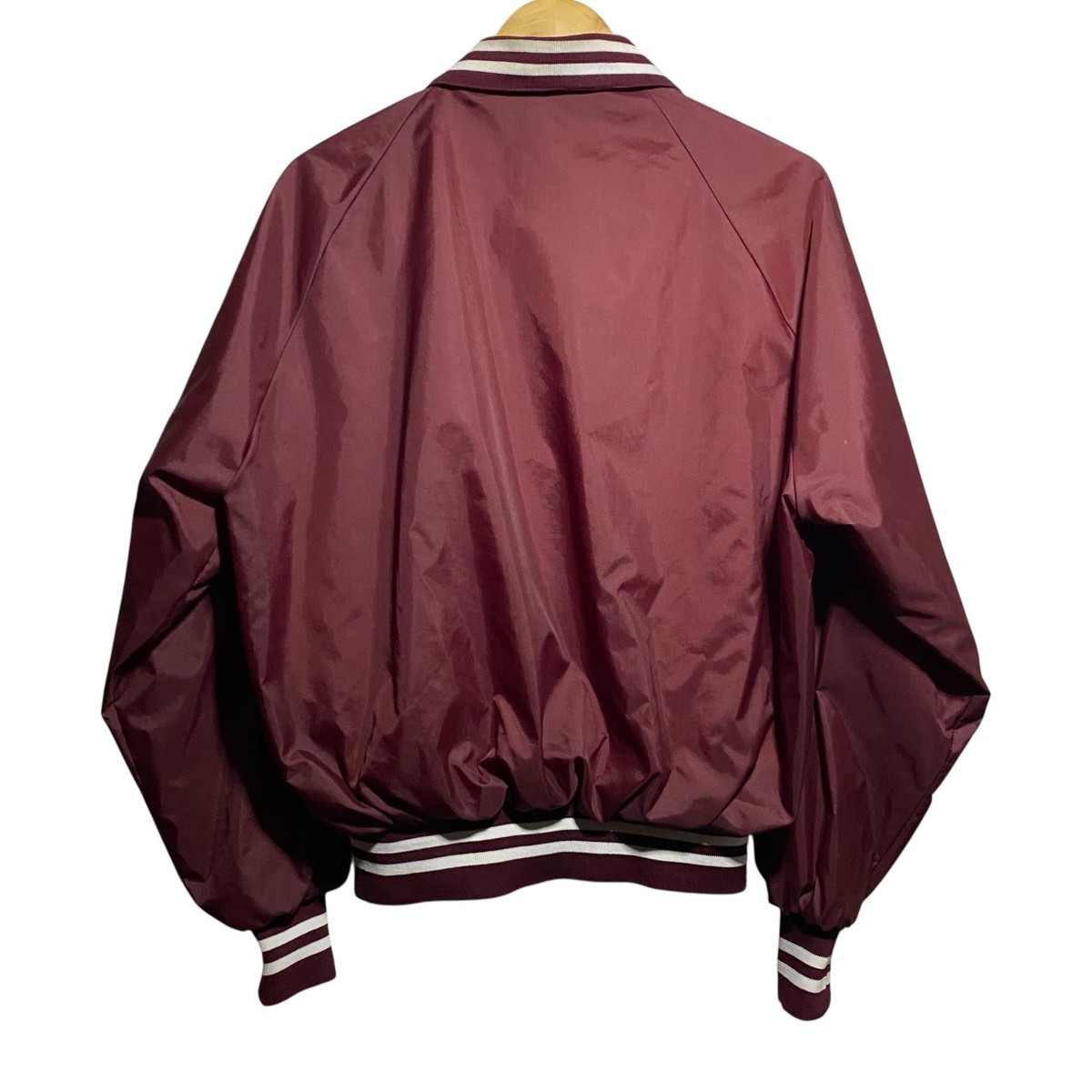 Vintage 80s 1980s Elijer PSC Plumbers Supply Coaches Snap Jacket View 3