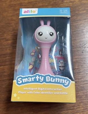 Alilo R1 Smarty Shake & Tell Rattle Music, 16 Songs, 13 Stories, Lullabies Pink