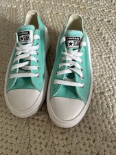 Converse Chuck Taylor All Star Unisex M 4 W 6 TEAL Low Top Sneakers. EUC