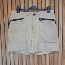 Rohan Bag Shorts Mens 34 Beige Zip Pockets