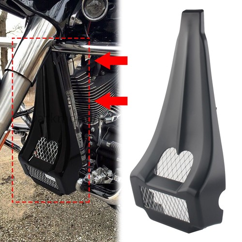AUFER Front Stretched Chin Fairing Spoiler Scoop Compatible with for Touring Road Glide Road King Street Glide Electra Glide 1997-2013