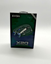 EVGA X20 Wireless Gaming Mouse RGB 10 Buttons 3-Sensor Rechargeable BT 2.4G USB