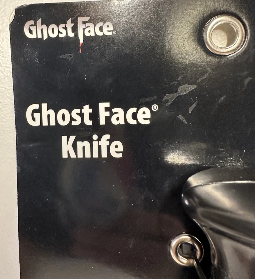NUEVO Cuchillo Hoja Grito Cara Fantasma Halloween Disfraz Prop Spirit Halloween Foto 2 de 2