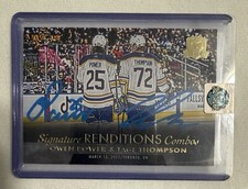 22-23 The Cup Hockey Signature Renditions Combos SR2-TP Owen Power/Tage Thompson