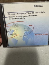 HP Netscape Navigator  McAfee VirusScan WebScan for HP Vectra PCs CD Vintage