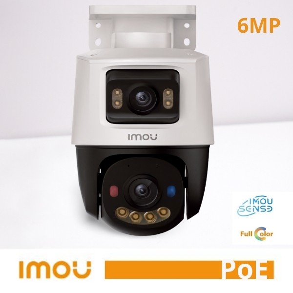 Imou Cruiser Dual 6MP PoE: Sorveglianza Esterna 360 Gradi