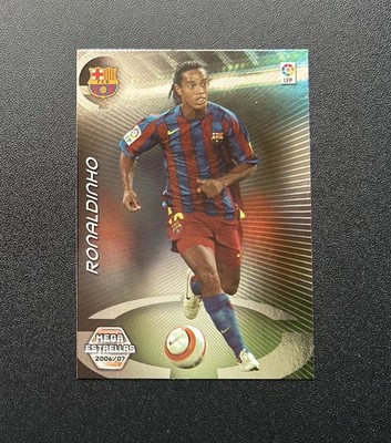 Ronaldinho 2006/07 Panini Megacracks #379 Mega Estrellas Barcelona Card