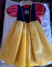 Disney Store Snow White Princess Costume Dress Girls Size 7/8 M 2011-2013