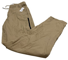 OLD NAVY Tech Taper Quick Dry Pants Boys XXL Khaki Elastic Waist Drawstrings NEW