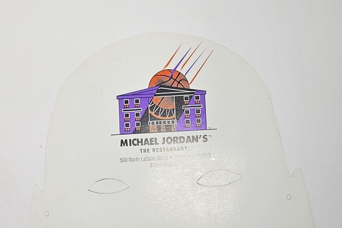 1990's Michael Jordan Mask Unpunched Chicago Bulls Game Giveaway NBA HOF - Picture 4 of 7