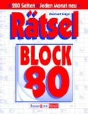 Rätselblock 80. Ratespaß für viele Stunden Krüger, Eberhard: 226794