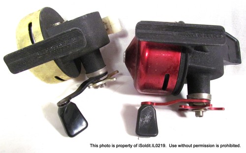 Vintage Garcia Abu-Matic 170 & 140 Spincast Angelrollen Made in Sweden - Bild 2 von 10