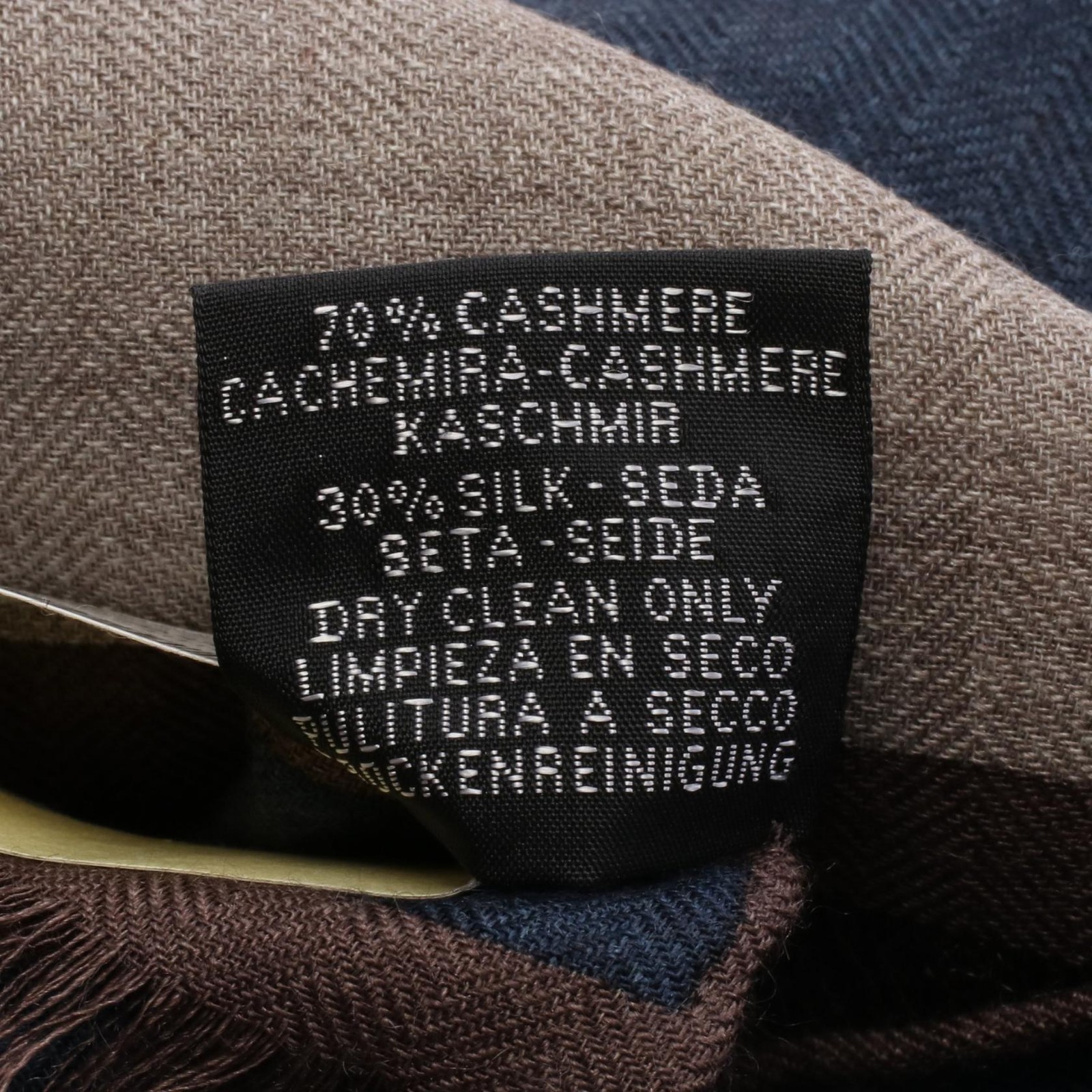 Hermes Maillons TGM Rectangular Silk Cashmere Sto… - image 3