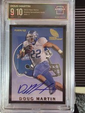 2012 fleer retro rookie sensations auto arena club 9 auto 10