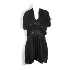 Free People Love On The Run Dress S Embroidered Boho Festival Whimsygoth Grunge