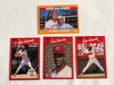 (4) ERIC DAVIS-88 SCORE#648-99 DONRUSS MVP#BC-23-99 DONRUSS #233-99 DONRUSS#695
