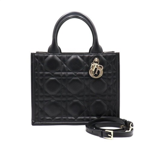 Dior Macro Cannage Small Book Tote Bag Black M1325OWHP M900 152892996