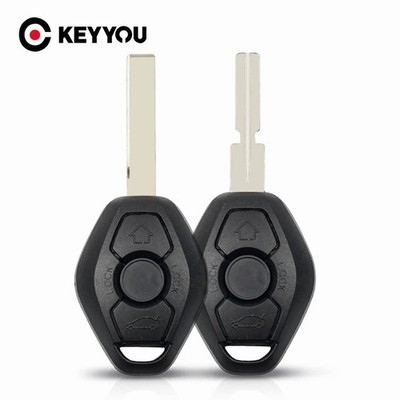 KEYYOU BMW Key Fob Shell Case Replacement   ABS Key Shell for BMW 1 3 5 6 7 Seri