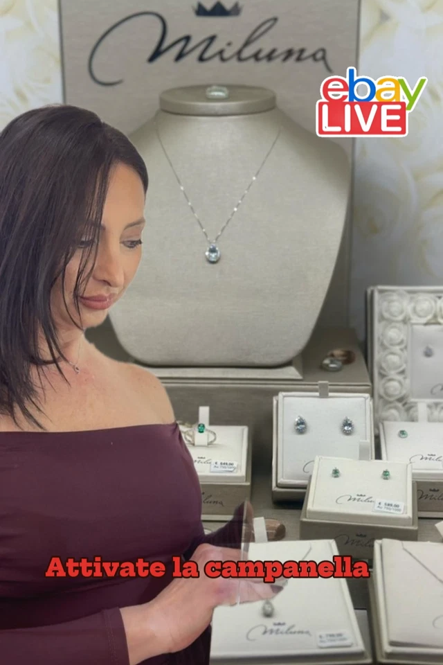 Ebay Live Gioielli In oro 18 karati 750% e argento 925% e Bijoux Unoaerre
