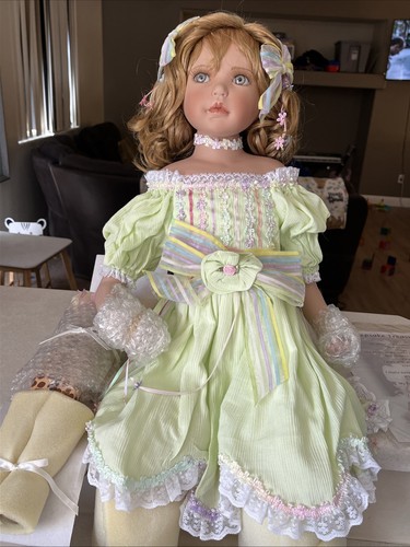 Kathy Smith Fitzpatrick Vintage Doll “My Attic” #95/400 Sitting Doll New in Box - Picture 2 of 14