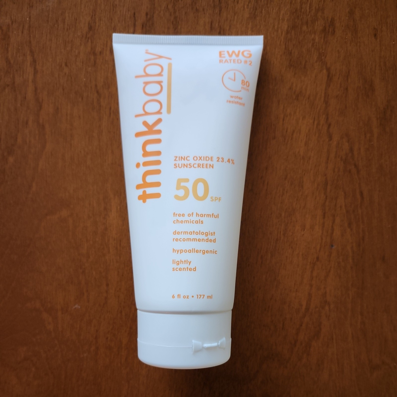 Thinkbaby SPF 50 Safe Sunscreen 6oz Mineral Protection for Babies
