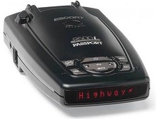 Escort Passport 9500I Radar and Laser Detector red