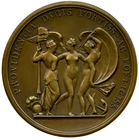 FRANCE ANNE DE MONTMORENCY OBVERSE TRIAL STRIKE BRONZE MEDAL 57MM 52G