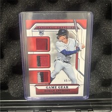 Panini National Treasures Game Gear RC Blue /49 Roman Anthony Boston Red Sox
